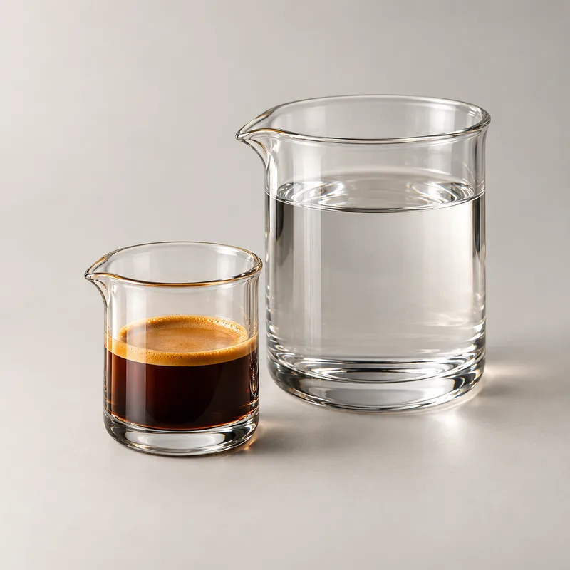 AeroPress recipe concept illustration